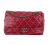 Double Stitch Maxi Flap Bag, front view